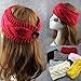 Tonsee Women's Korean Style Headwear Head Wraps Crochet Twist Flower Elastic Headbands (Beige)