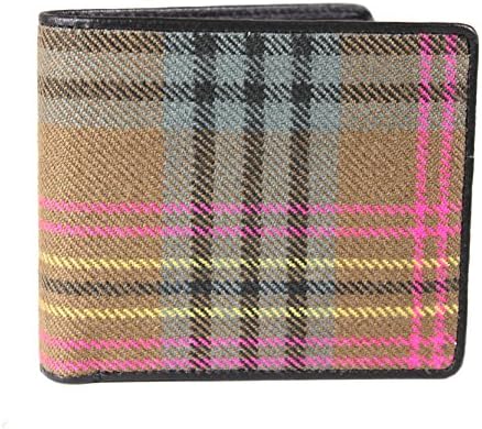 100% Scottish Tartan & Real Leather Mens Wallet - Wethered Kennedy