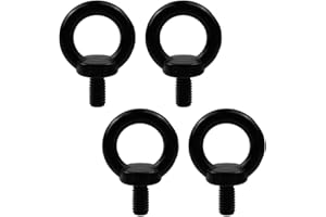 Antrader M8 Lifting Eye Bolts,4Pcs Stainless Steel Machinery Shoulder Lifting Eye Bolt