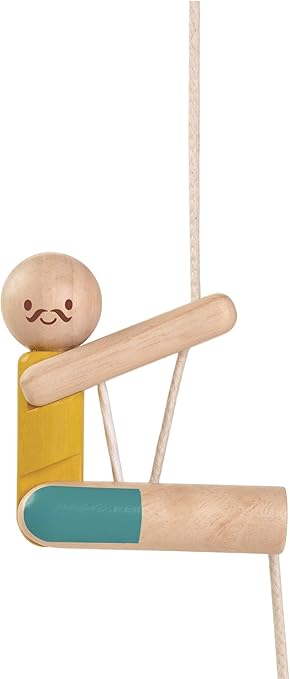 wooden acrobat toy