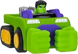Jazwares MARVEL Team Up Tank Hulk Smash Tank Spidey Glider 6 and 4 inch view 5