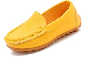 YWPENGCAI Toddler Slip-on Shoes Boys Loafers Candy Colors Girls Moccasins