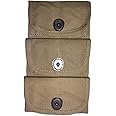 warreplica U.S. WWI 1917 3 Pocket Half Moon Clip .45 Cal Pouch with Belt - Reproduction