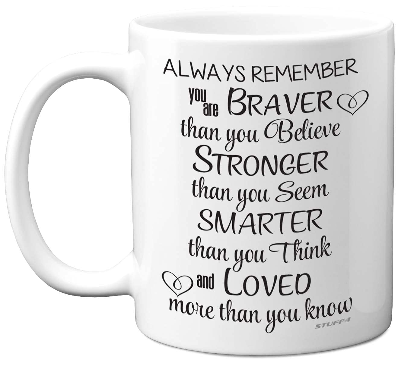 Stuff4 Always Remember Best Friend Mug - 11oz Ceramic Dishwasher Safe Mugs - Birthday, Friendship Gifts for Women, Men, Mum, Daughter, Son