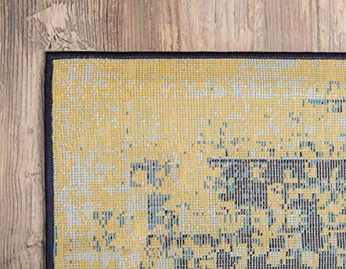 Unique Loom Sofia Collection Navy Blue 9 x 12 Area Rug (9' x 12')