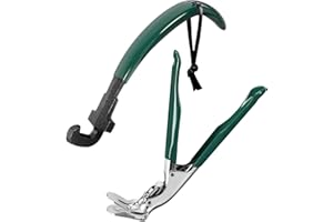 OLAMO Grill Grate Lifter | Heavy Duty Grill Gripper Tongs for Effortlessly Lift Hot Cast Iron & Stainless Steel Grates,Compatible with Charcoal and Gas BBQs | 2 Pack