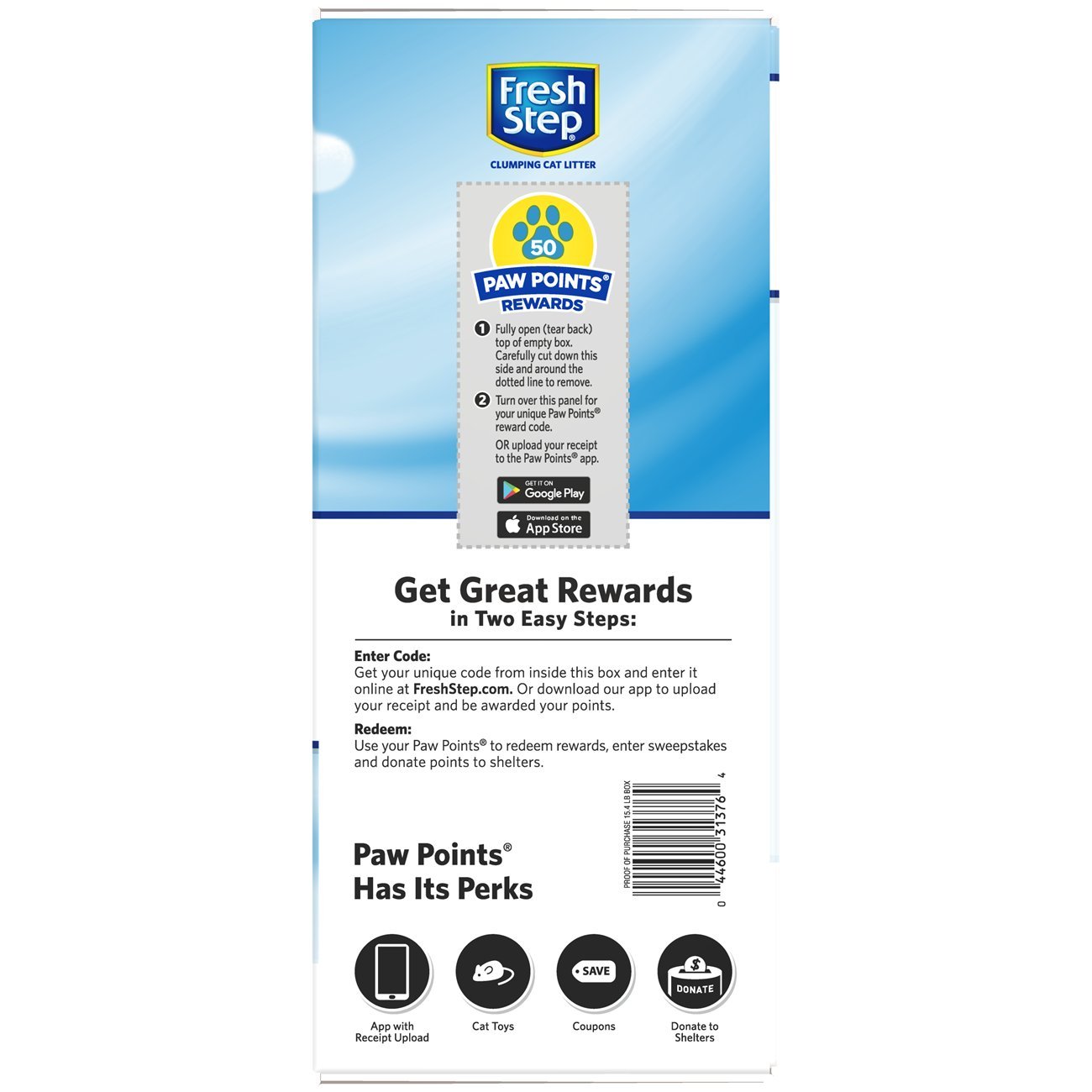 Fresh Step Unscented Lightweight Litter, Clumping Cat Litter Sleek