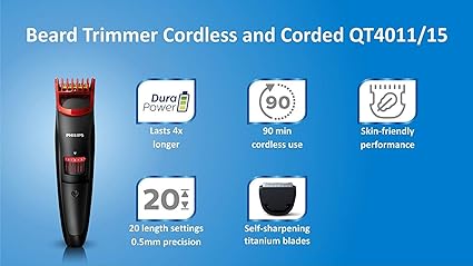 philips trimmer qt4011 amazon