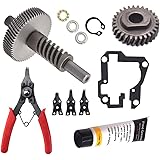 HandyTek 9709231 WP9709231 Worm Gear & 9706529 W11086780 Gear Kit - Compatible with Whirlpool Stand Mixer - Replace AP3085342