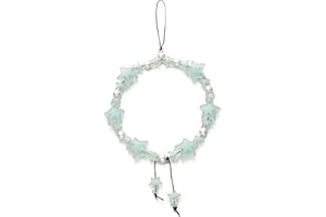 Fechdoo Cell Wrist Strap Cute Phone Chain，Phone Lanyard Clay Beaded Charm Chain，Phone Charm Accessories Cute Lightweight Wome