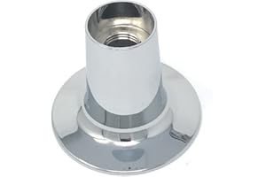 MI MADOL IMPORTS, LLC MADOL Zinc Shower Flange Compatible with Price Pfister 960-110A 01/03/13/15 Series Tub and Shower Handle Flange, Polished Chrome Chapeton Regadera Metal PP