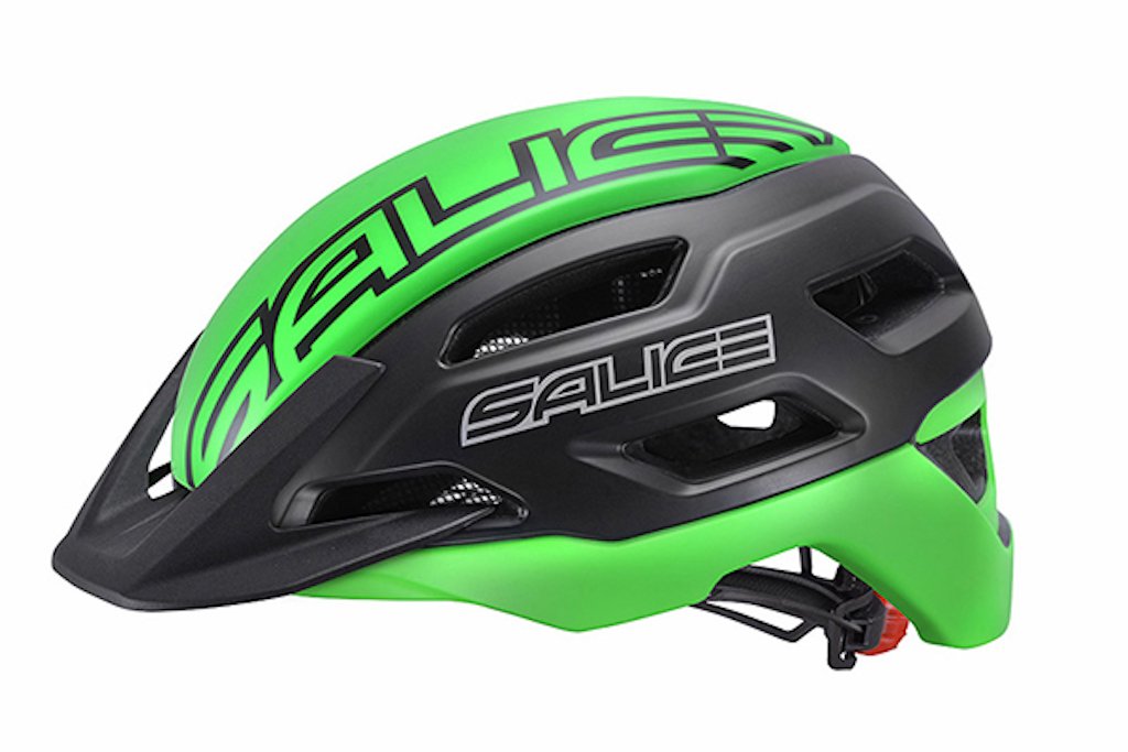 Salice Bike Helmet XL Size 54-60 Black/Green Unisex Adult