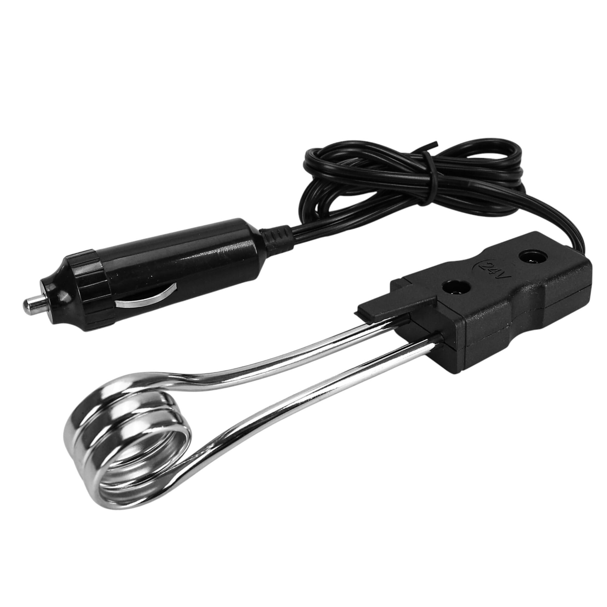 Photo 1 of 24V Portable Car Immersion Heater Auto Cup Mug Water Heater Kettle Tea Coffee Warmer Soup Drinks Electric Heater