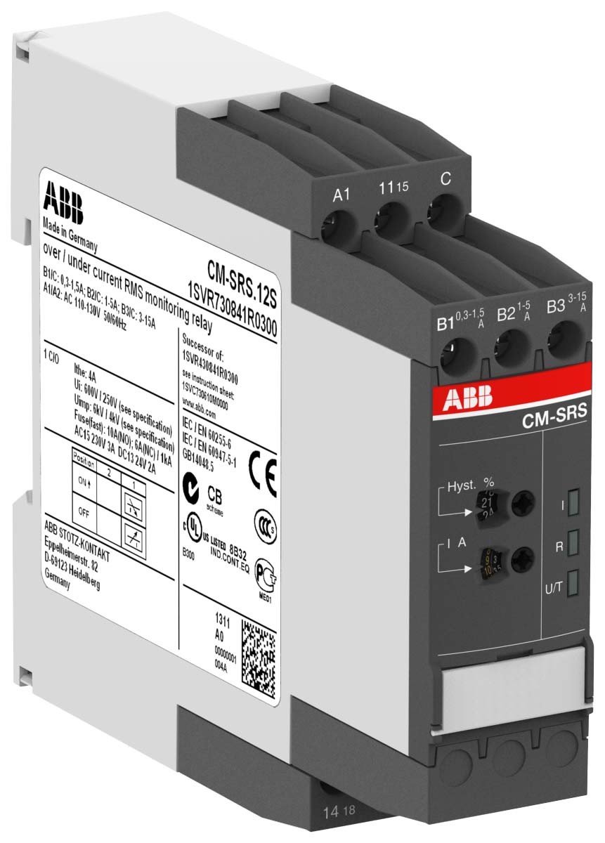 abb-entrelec cm-SRS. 12S – RELE Control Current cm-SRS. 12S 1 with C Screw