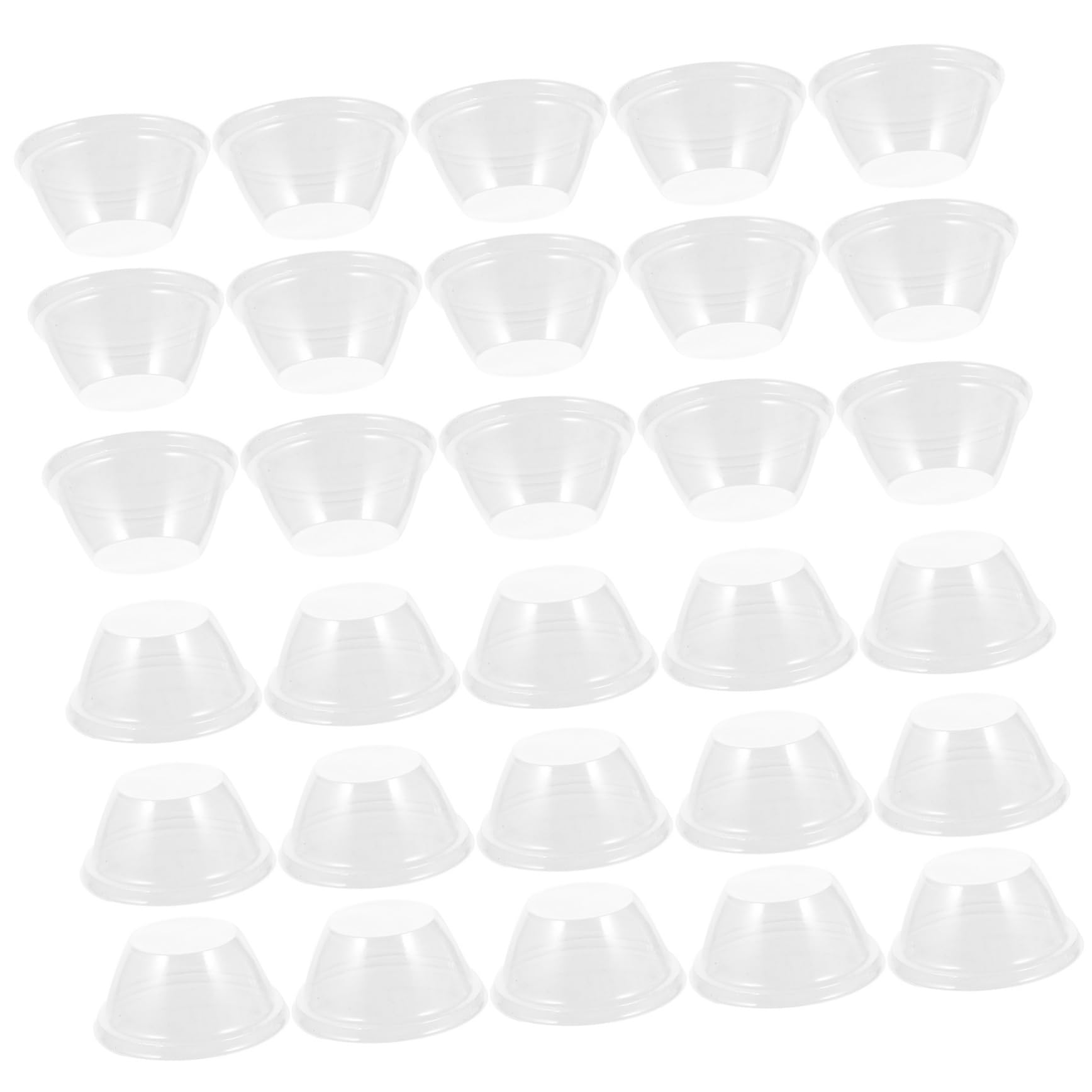 Milisten Transparent Seedling Insulation Dome Cover 100Pcs Clear Plant Humidity Dome for Garden Propagator Small Pots Protection