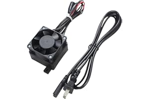 PTC Car Fan Heater with Power Cable 110V 400W Electric Ceramic Energy Saving Constant Temperature Thermistor Insulation PTC Fan Air Heating Tools for 3D Printer Home Office Indoor, PTCYIDU