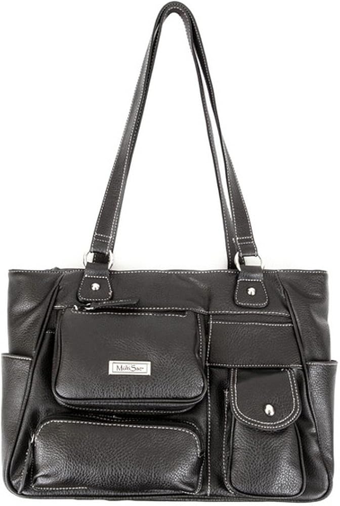MultiSac Handbags Women's Lola Sierra Tote Black Shoes