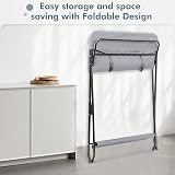iropro 4-in-1 Baby Changing Table Foldable with Storage 80x60x110 cm view 4
