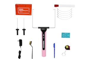 RONGTER 3 in 1 Hot Wire Foam Cutter Kit, Pink Foam Cutter Electric Foam Cutting Tool, Heated Foam Carving Knife Kit.