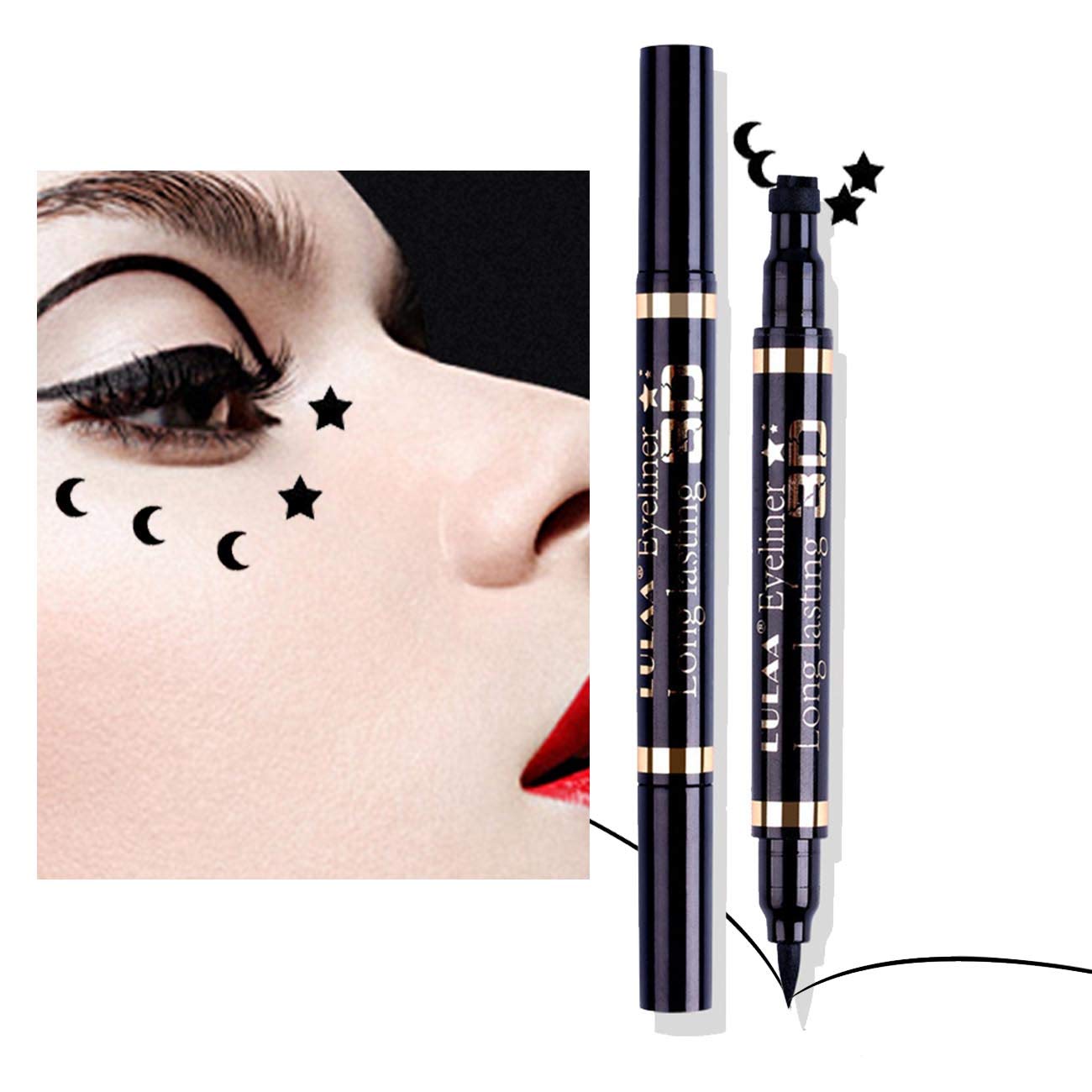star stamp eyeliner