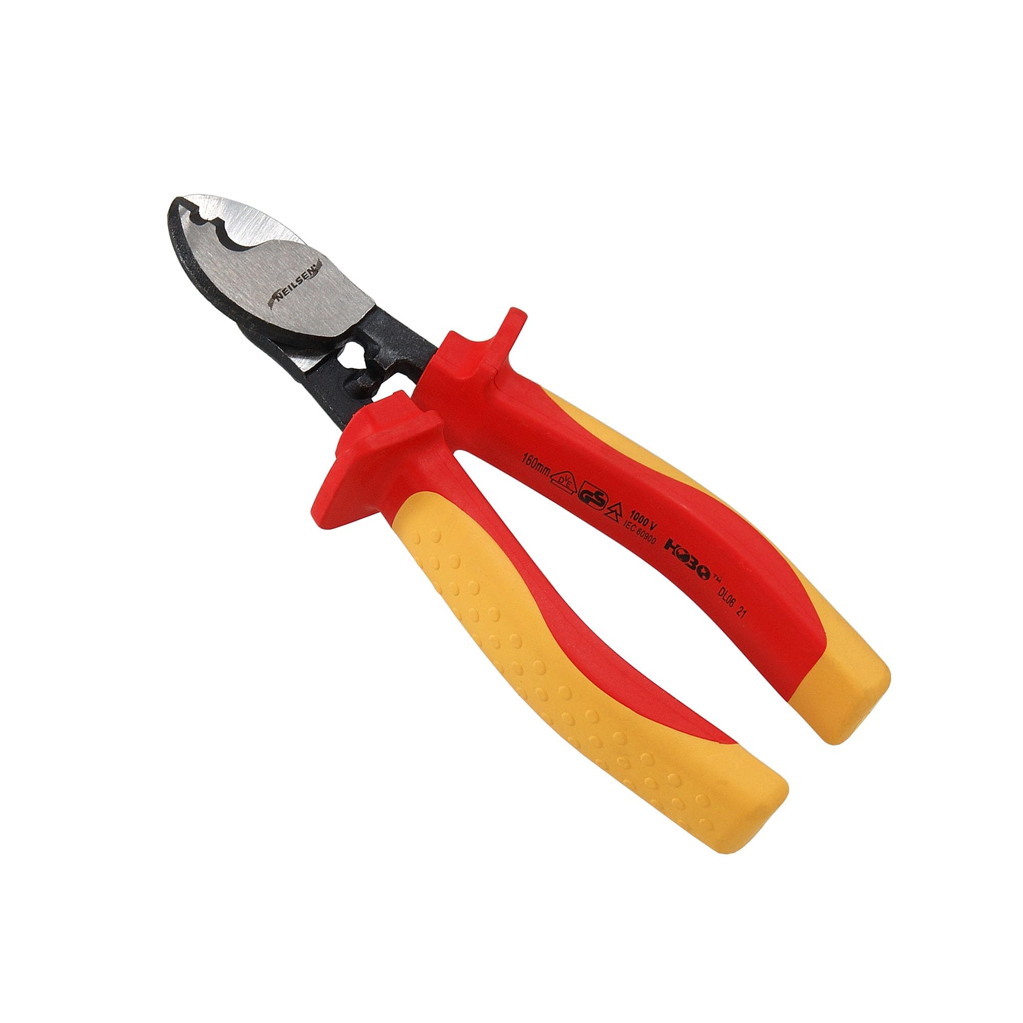 Neilsen CT3967 6in / 170mm VDE Heavy Duty Cable Cutters – Insulated Electrical Wire Cutting Tool Rated 1000V