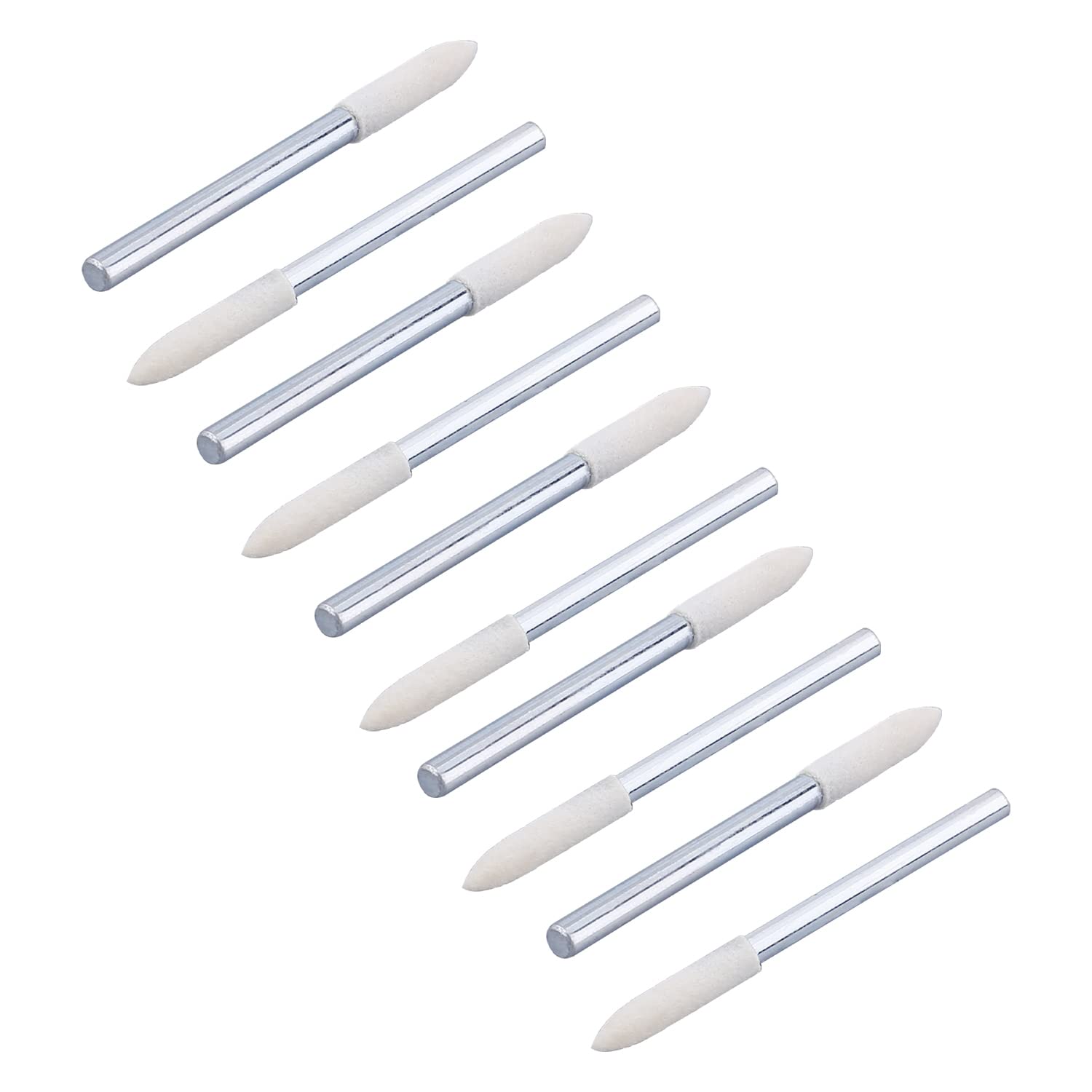 Utoolmart 3mm Wool Felt Mounted Points