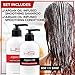 HSI Professional Argan Oil Shampoo & Conditioner Combo – Sulfate & Paraben Free Hair Care Set - Repair & Moisture For Dry Damaged & Color Treated Hair (32 Ounce)