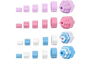 LFSUM 5 in1 Cup Turner Foam Insert,Cup Turner Inserts Expandable Spinner Sponge Cup Turner Accessories,1/2 inch PVC for 20 and 30 oz Skinny Tumblers(5 in 1/4PACK)