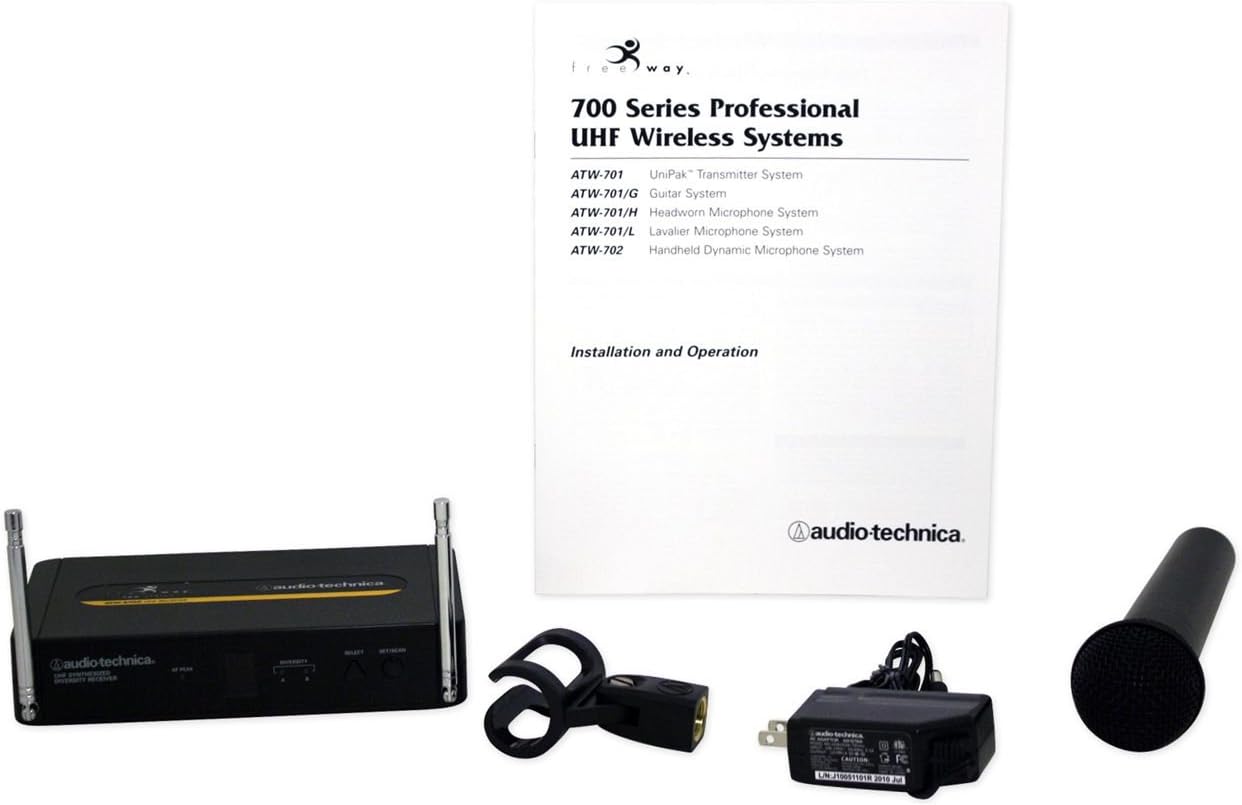 Amazon Com Audio Technica Atw 702 Wireless Mic System Musical Instruments