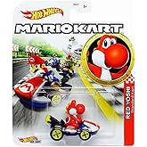 Hot Wheels Mariokart Standard Kart 1:64 Scale RedYoshi