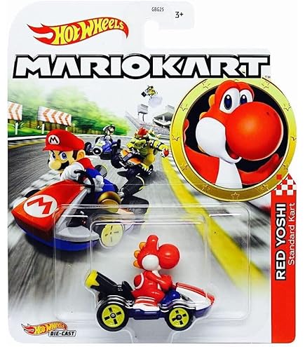 Amazon.com: Hot Wheels Mario Kart Characters and Karts as 1:64 Die