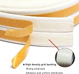 Bynsaer Draught Excluder Tape 20M D Type Self-Adhesive Foam Seal White view 3