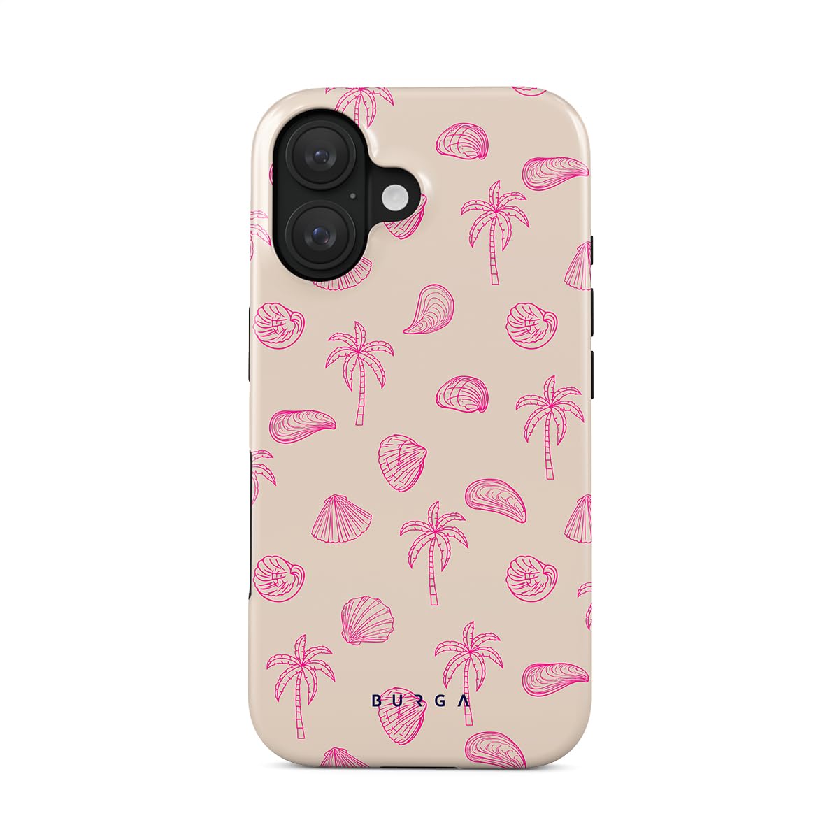 BURGA Phone Case for iPhone 16 - Cute, Trendy, Aesthetic, Pattern Phone Cover, Hard Shell Protection - fits Apple iPhone 16 Case for Women and Men
