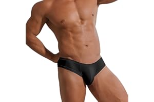 Men's Big Pouch Briefs Underwear Soft Low Rise Briefs Bikini Sexy Bulge Enhancing