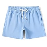 NIMENJOJA Mens 5.5" Athletic Gym Shorts Cotton Jogger Workout Lounge Jersey Zipper Pocket Sweat Shorts