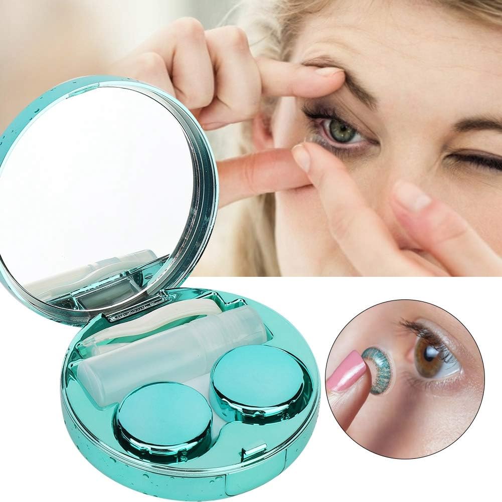 Contact Lens Case, Colorful Contact Lens Box Holder Container, Outdoor