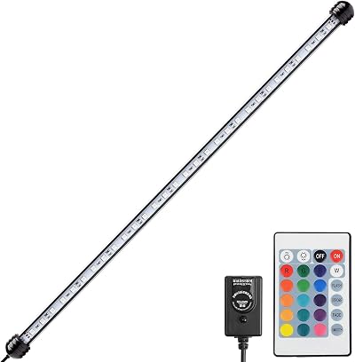 NICREW Submersible Aquarium Light RGB Multicolor 58cm 12V IP68