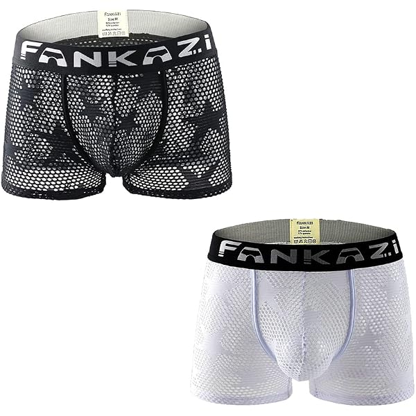 Calzoncillos Bóxer Transparentes Para Hombre - Diseño Sexy Y Cómodo, Varios Colores