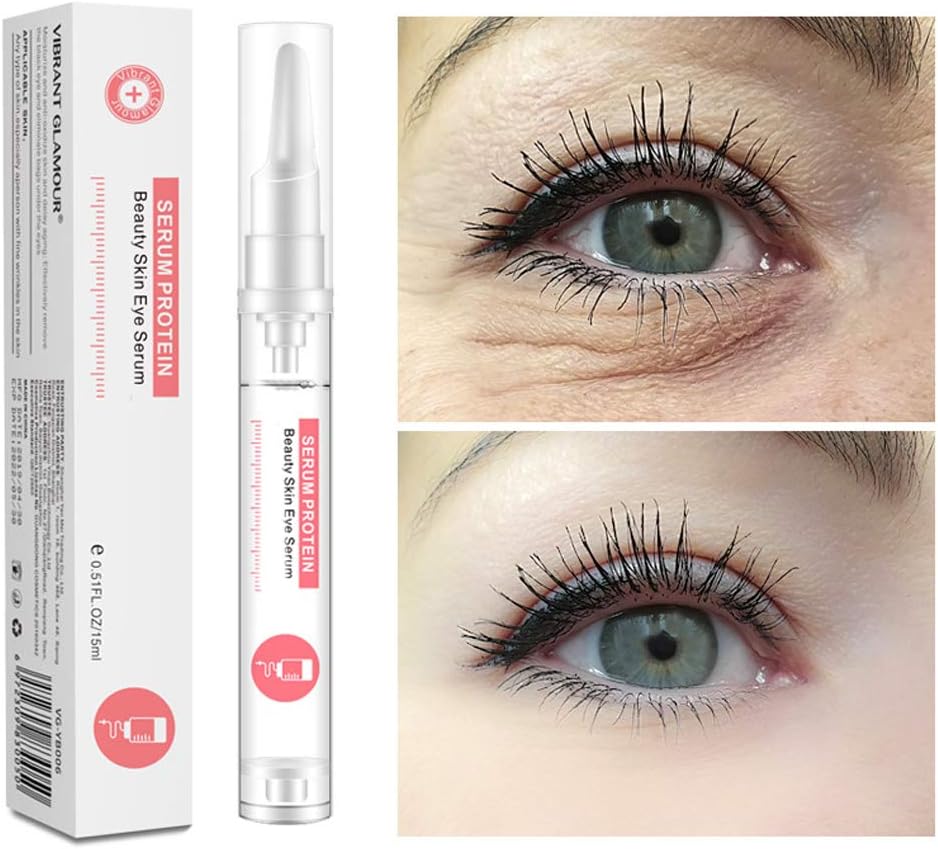 Leikance Eye Serum Protein,Eye Bag Remover Antiwrinkle Dark Circle