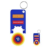 Colorato 2 PCS Cart Unlocker Keychain - Token with