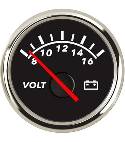 2 1/16" Digital VoltMeter Gauge Red LEDs Black Bezel Made In The - Foto 10