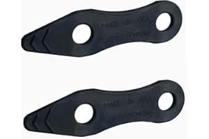 GR INNOVATIONS LLC GR Innovations 2-Pack ⅜ Heavy Duty Rubber S Hook Keeper - Durable & Versatile Tie Down Holder -Tow bar Safety Cable Solution for Securing Hooks - Made in USA