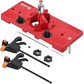 35mm Hinge Hole Jig Drill Guide Set, Woodworking Puncher Hinge Drilling Tool Set，Suitable for Face Frame Cabinet Cupboard Door Hinges Installation