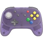 Retro Fighters Brawler64 Pro Wireless N64 Controller for Nintendo 64, Switch, Switch 2 &amp; PC | 2.4GHz (Atomic Purple)
