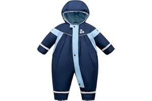 KOGWER Baby Snowsuit Neutral Baby Girl/Pink Newborn Casual Hooded Romper