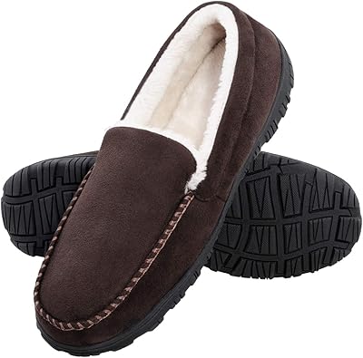 mens moccasin slippers amazon