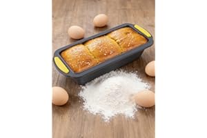 1Pcs Silicone Bread and Loaf Pans, Nonstick Silicone Baking Mold for Homemade Loaf, Bread and Meatloaf, 11.4x5.3x2.3 inch, Gr