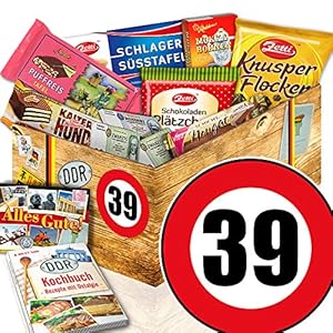 Geschenk 39 Geburtstag / DDR Schoko Box / Geschenke zum 39 Geburtstag Frauen