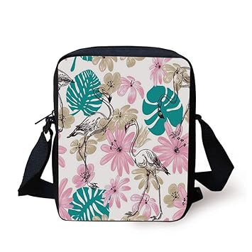 Amazon Com Nautical Decor Flamingo And Flowers Exotic Garden
