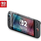 PowerA Screen Protector for Nintendo Switch 2-2pk, Protects Screen, Easy to Apply, Includes 2 Screen Protectors, Microfiber Cleaning Cloth, and Applicator